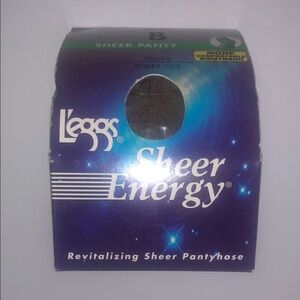 Sheer Energy Taupe Pantyhose: Size B, Sheer Panty